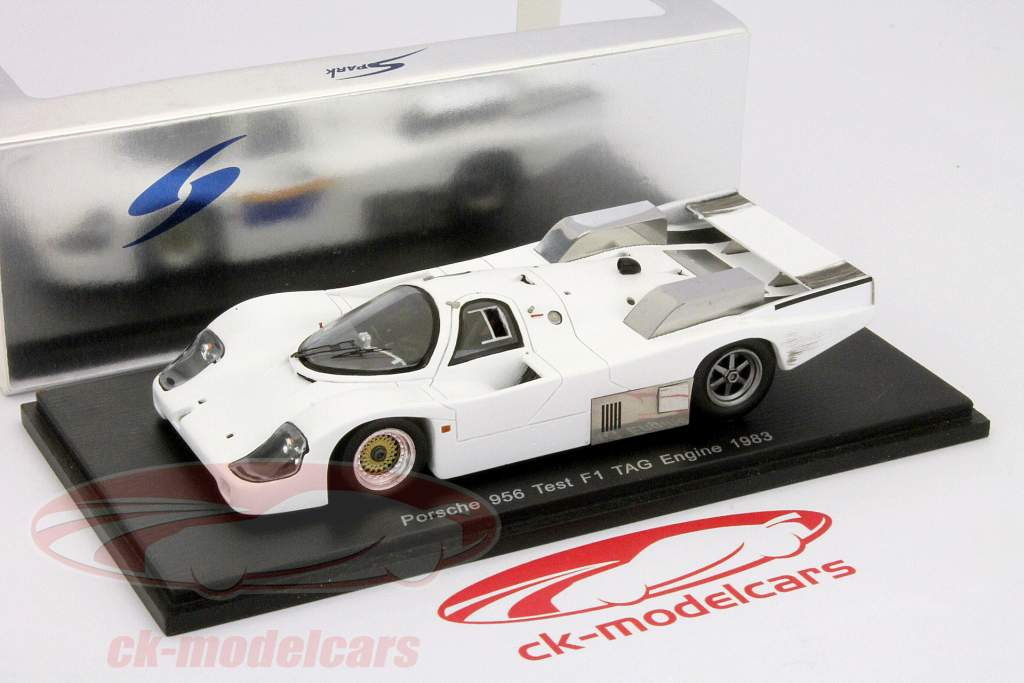 保时捷956测试引擎TAG F1 1983白色1:43星火