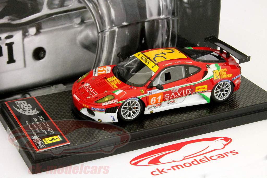 BBR Models 1:43 フェラーリ430 GT2＃61ルマン24時間2011 Cioci