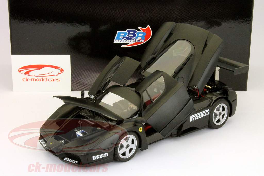 BBR Models 1:18 Ferrari Enzo Testcar Monza 2003 matt black