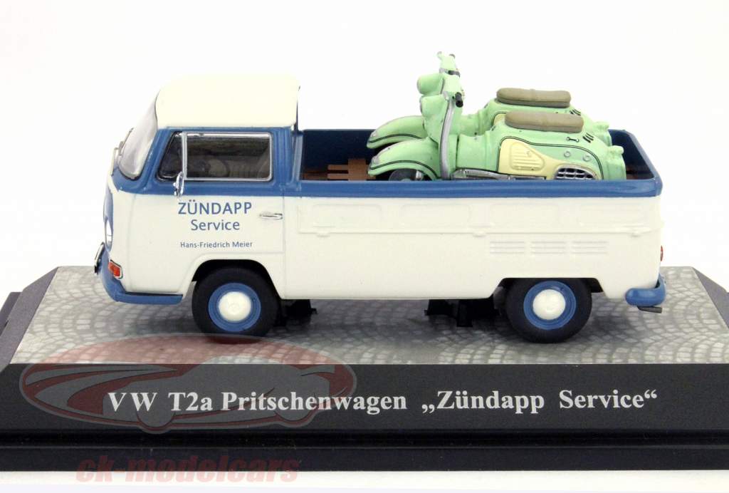 Volkswagen VW Pritsche Zündapp Service mit 2 Roller 1:43 PremiumClassiXXs 