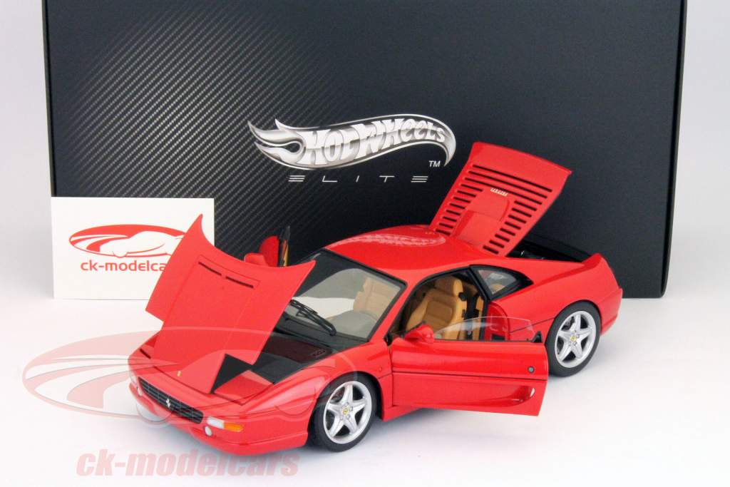 Ferrari F355 Berlinetta построен с 1994 по 1992 красного 1:18 HotWheels Elite