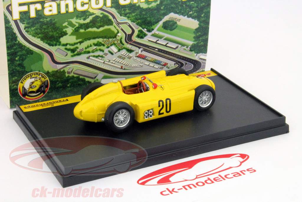 A. Pilette蓝旗亚法拉利D50＃20比利时大奖赛一级方程式1956 1:43 Brumm