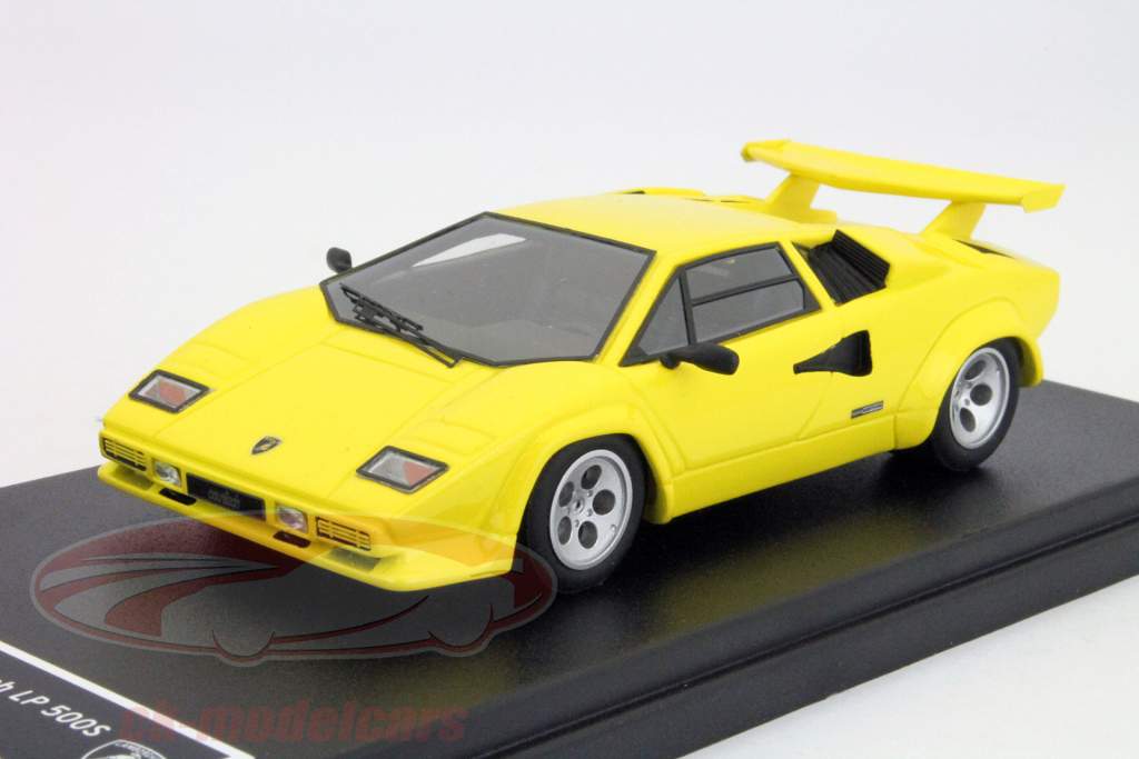 Lamborghini Countach LP 500S 1982 gele 1:43 LookSmart