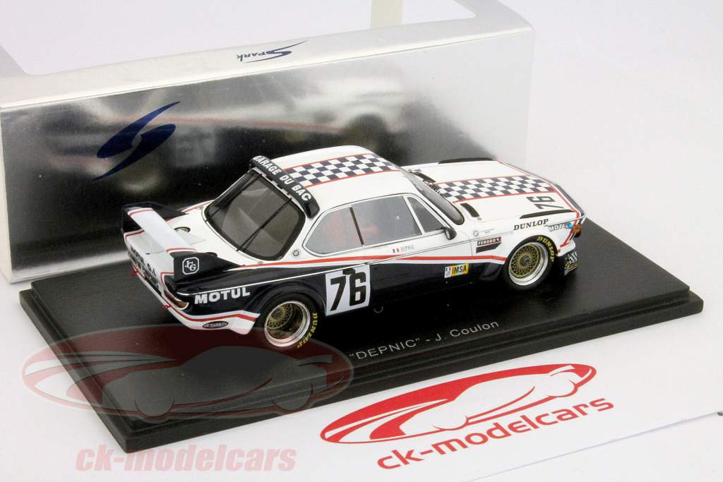 SPARK 1/43 BMW 3.0 CSL 76 ルマン 1977 Spark 1:43 BMW 3.0 CSL＃76 24時間ルマン1977 Depnic