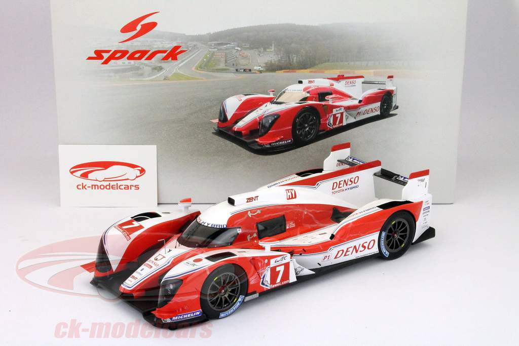 Spark 1:18 Toyota TS030 Hybrid #7 Presentation Car Spa 2012