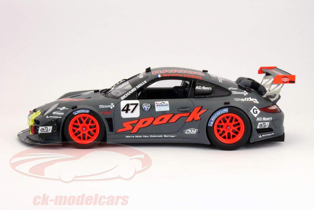 ポルシェ911（997）GT3 R＃47 2場所パイクスピーク2012 R.デュマ1時18スパーク