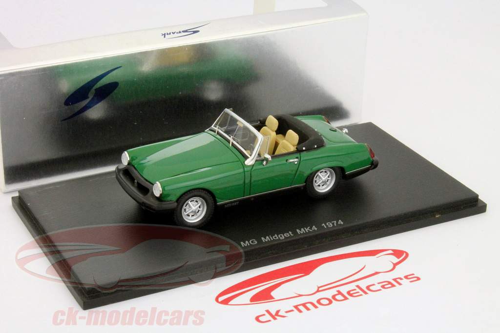 MG Midget зеленый MK4 1974 1:43 Свечи