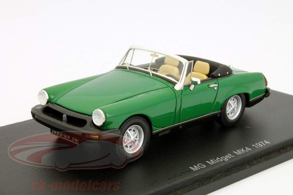MG Midget зеленый MK4 1974 1:43 Свечи