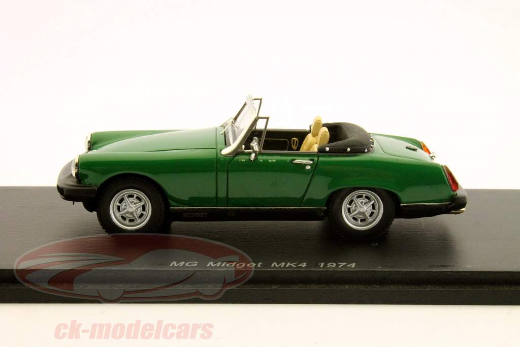 MGミゼットグリーンMK4 1974 1:43スパーク