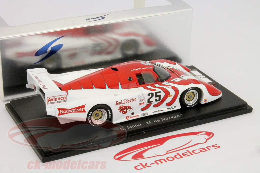 マーチ83G＃25第3回6Hリバーサイド1984ミラー、デ·ナルバエス1:43スパーク