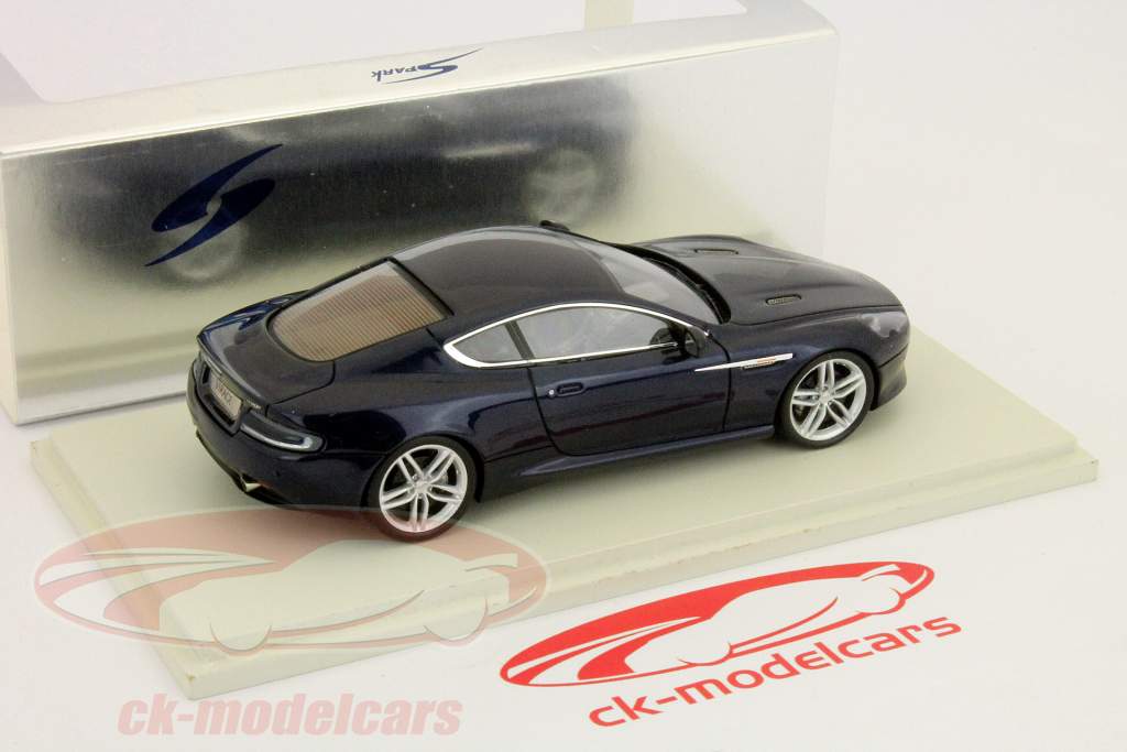 Aston Martin Virage anno 2012 blu 1:43 Spark