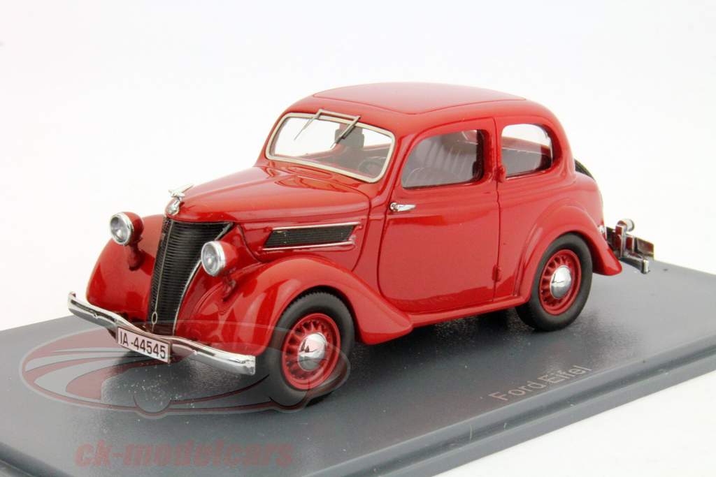 Ford Eifel Jaar 1939 rood 1:43 Neo