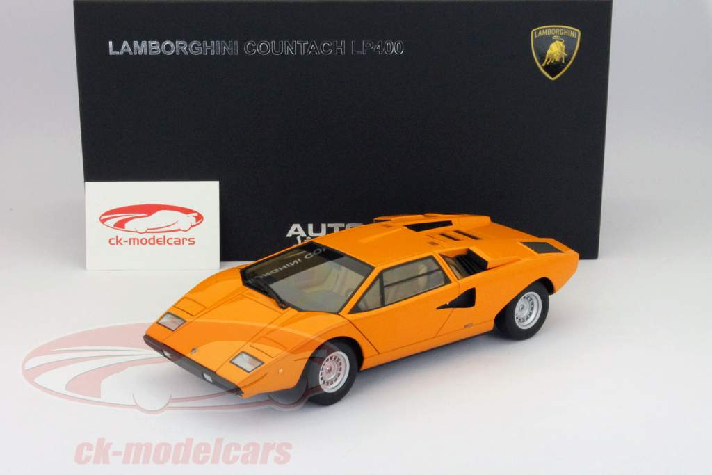 Lamborghini Countach LP400 1974 оранжевый 1:18 AUTOart