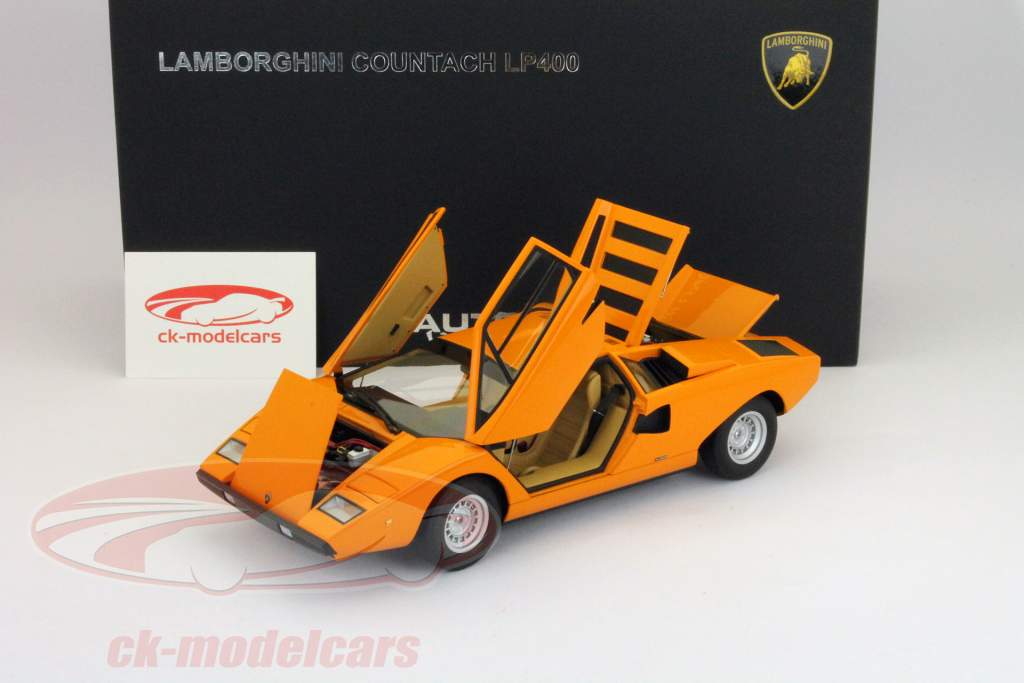 Lamborghini Countach LP400 1974 оранжевый 1:18 AUTOart