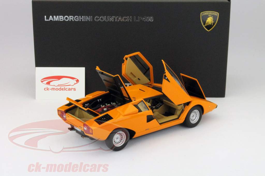 Lamborghini Countach LP400 1974 Laranja 1:18 AUTOart