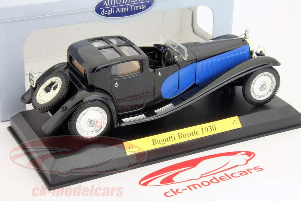 Bugatti Royale anno 1930 blu 1:43 AutoDelite