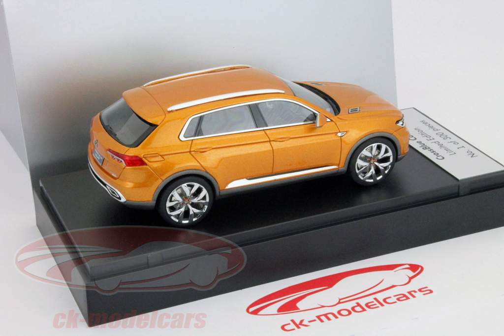 フォルクスワーゲンVWクロスクーペブルーオレンジ1時43 LookSmart社