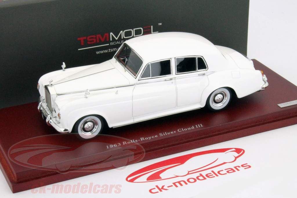ロールスロイスシルバークラウドIII 1963ホワイト1時43分TrueScale