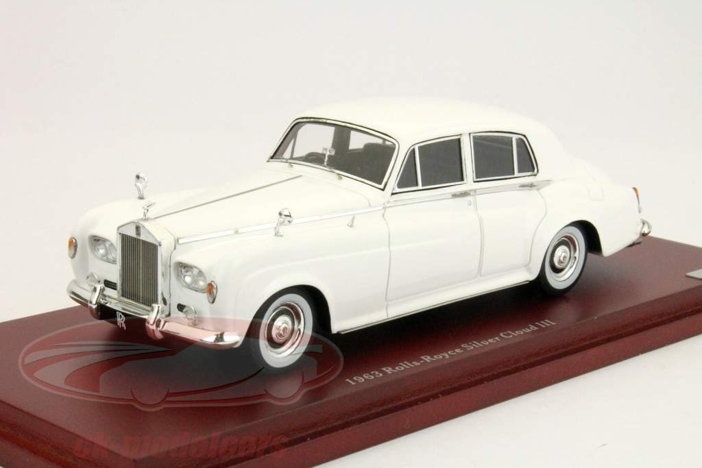 ロールスロイスシルバークラウドIII 1963ホワイト1時43分TrueScale