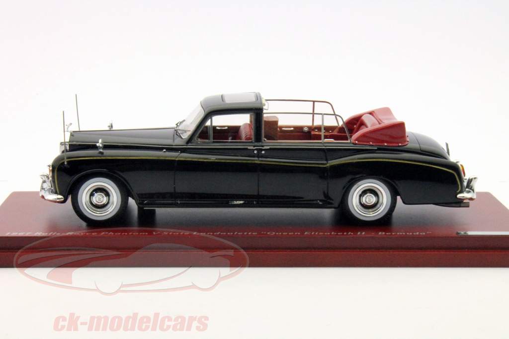 Rolls-Royce Phantom V State Landaulette Bermuda  schwarz 1:43 TrueScale