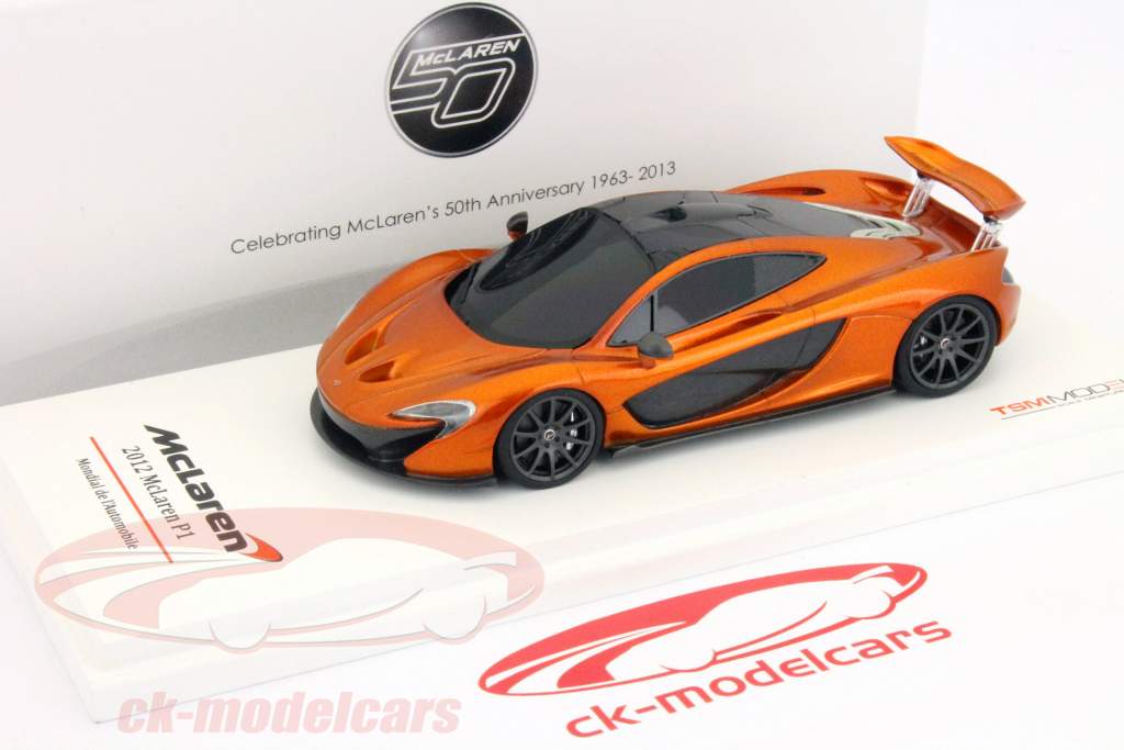 McLaren P1 Race Mode Год 2012 оранжевый 1:43 TrueScale