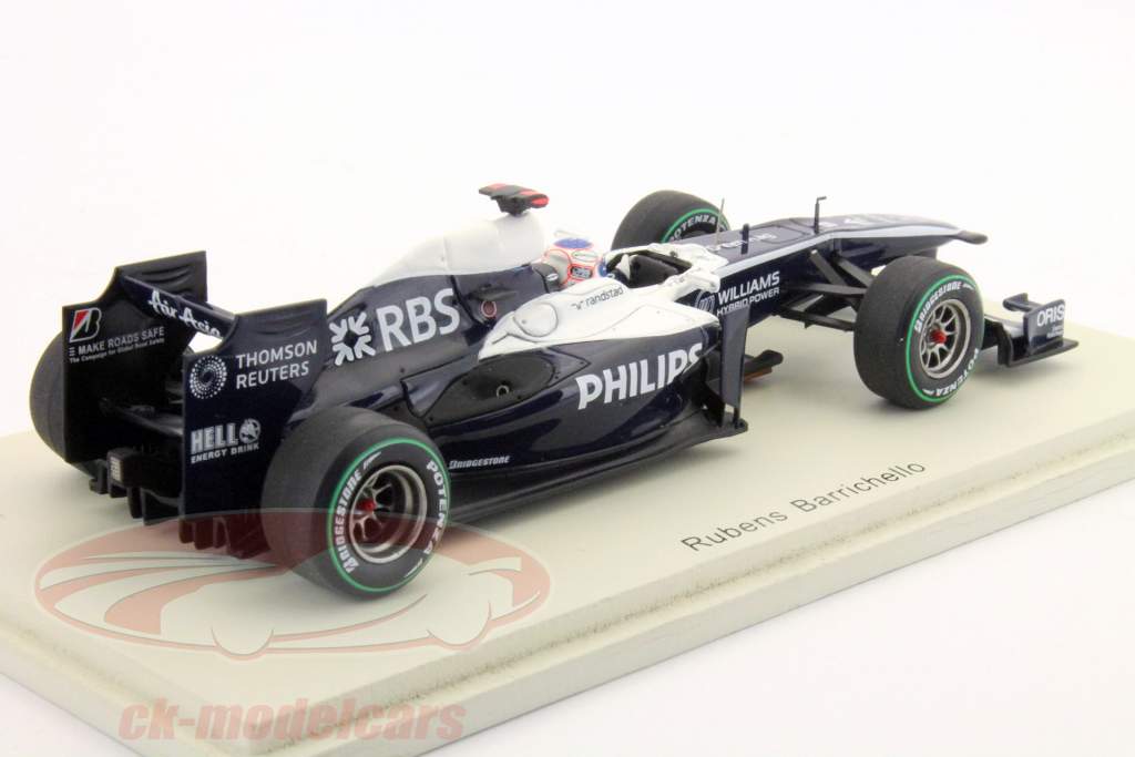 Р. Баррикелло Вильямс FW32 № 9 ГП Испании Формулы-1 2010 1:43 Свечи