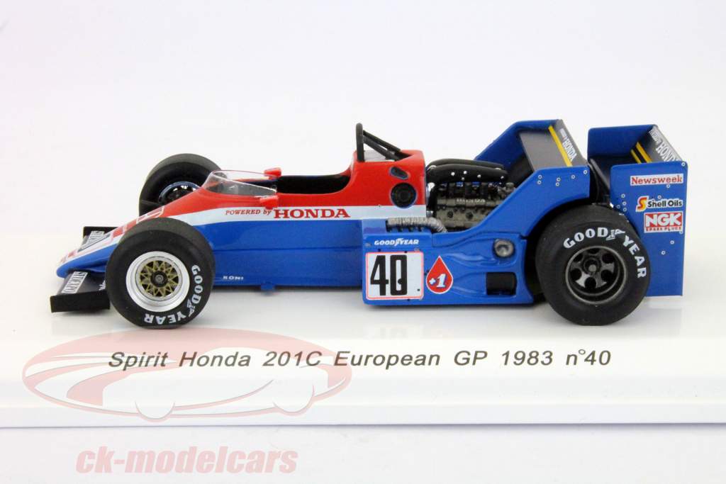 スピリットホンダ201C 1/43 組み立てキット スピリットホンダ201C イタリアGP`83 (レジン・メタルキット