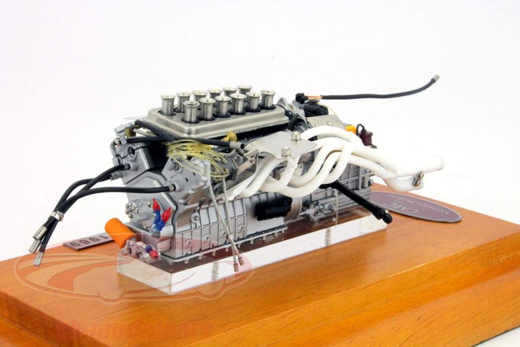 法拉利312P发动机Aggregat 1969 +展柜1:18 CMC