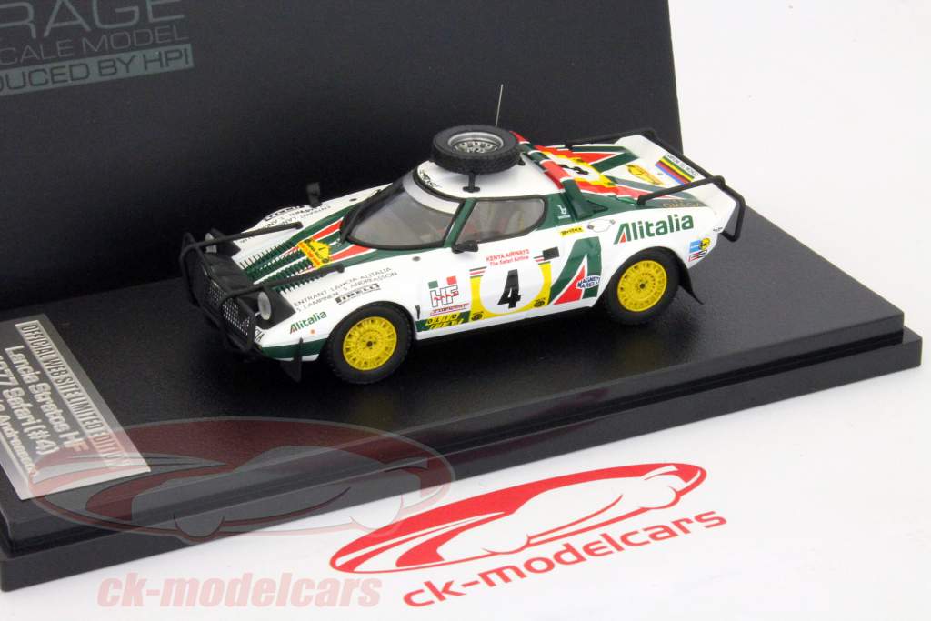 HPI 1:43 ランチアストラトスHFサファリラリー1977＃4 Lampinen