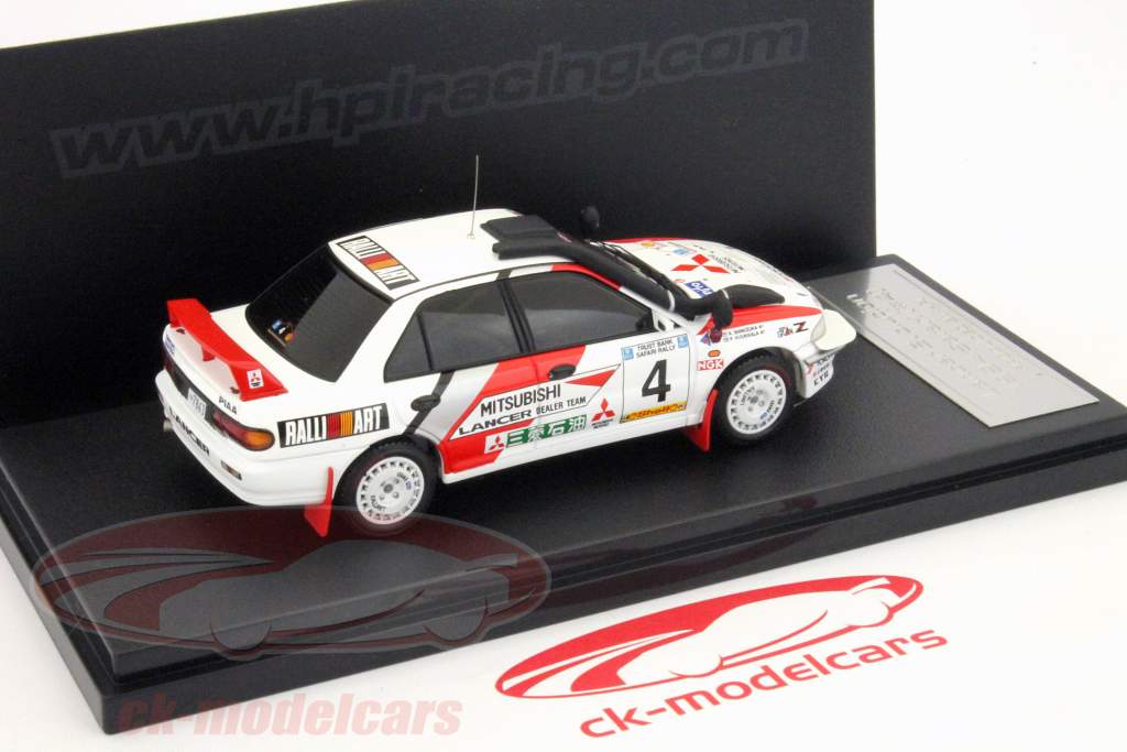 Mitsubishi Lancer Evolution 1994 Ралли Сафари № 4 Kuukkala, Shinozuka 1:43 HPI