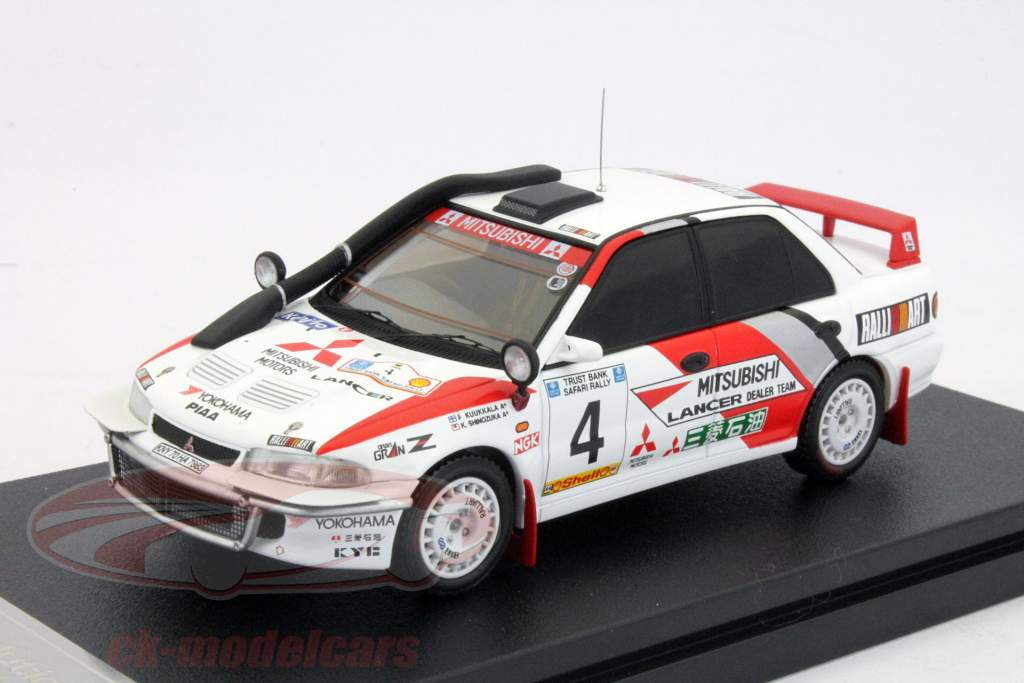Mitsubishi Lancer Evolution 1994 Ралли Сафари № 4 Kuukkala, Shinozuka 1:43 HPI
