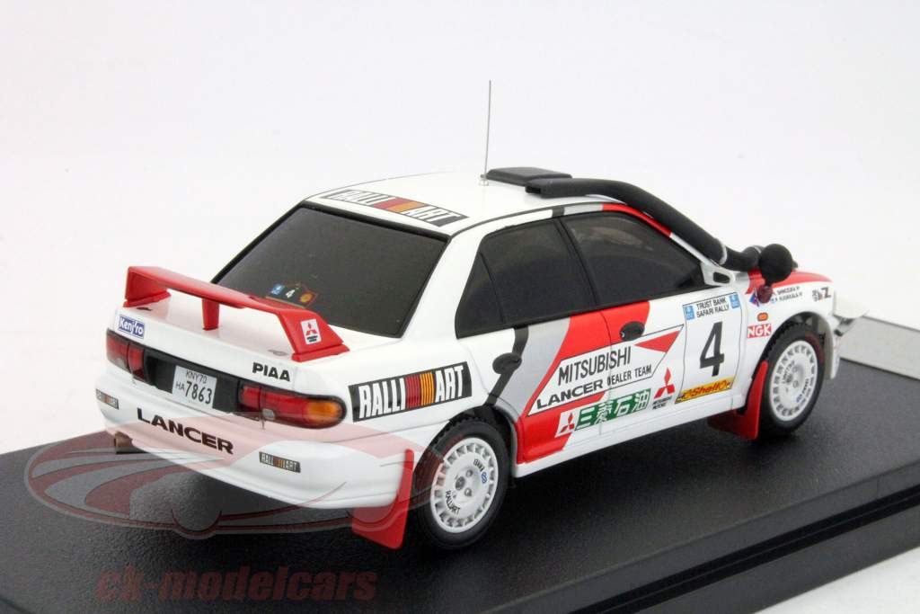 Mitsubishi Lancer Evolution 1994 Ралли Сафари № 4 Kuukkala, Shinozuka 1:43 HPI