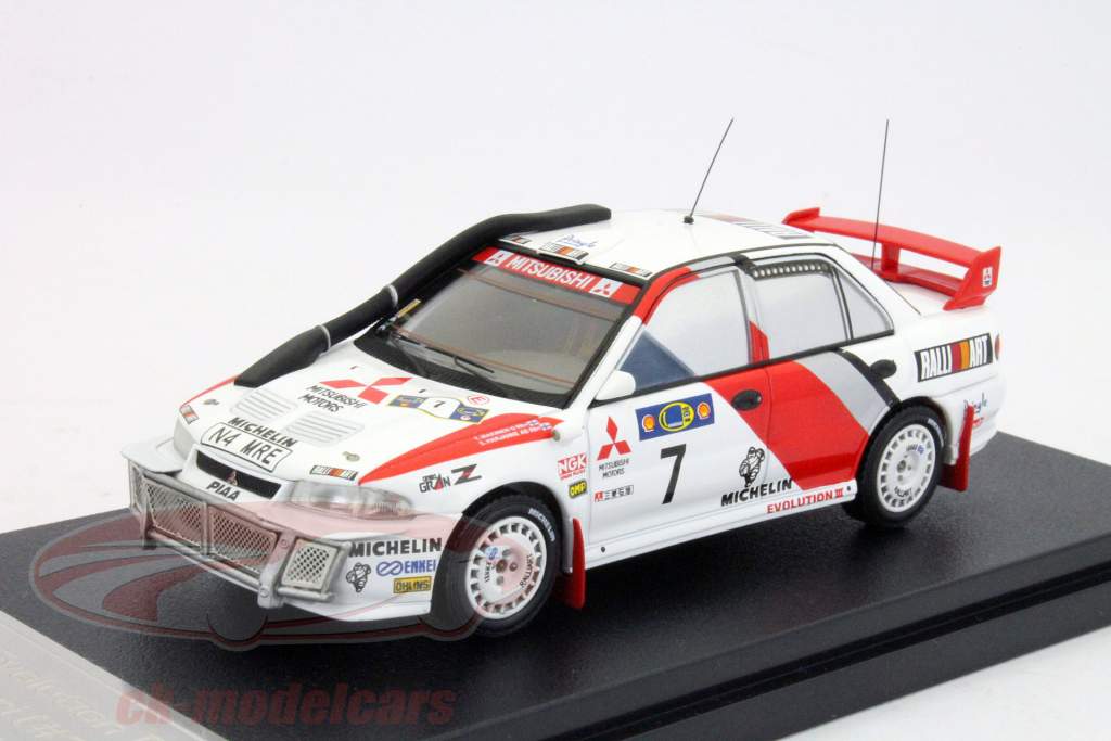 1996年的Safari拉力赛三菱的Lancer Evolution III＃7马基宁，Harjanne 1:43 HPI
