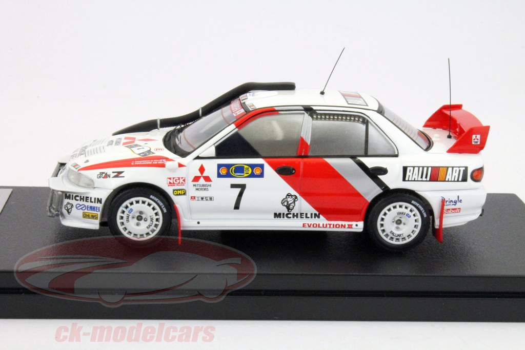 1996年的Safari拉力赛三菱的Lancer Evolution III＃7马基宁，Harjanne 1:43 HPI