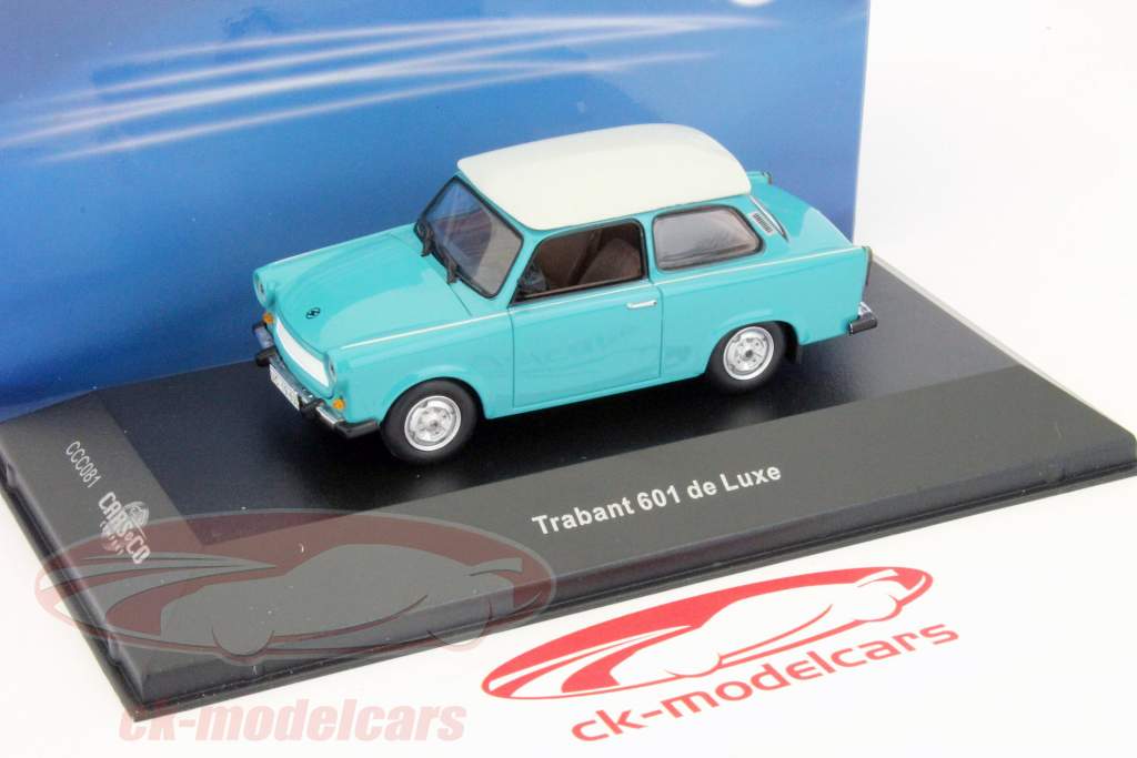 Trabant 601 Люкс бирюзовый / белый Ixo 1:43 IST