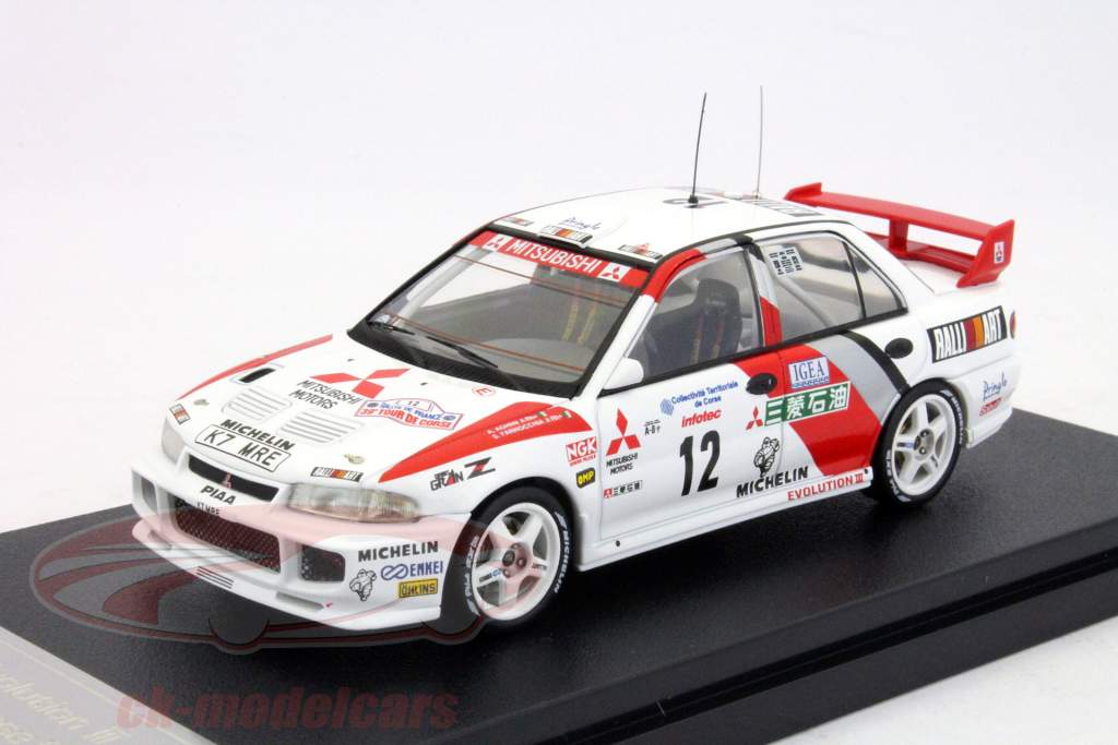 三菱ランサーエボリューションIII＃12ラリー·ツール·ド·コルス1995 1時43 HPI