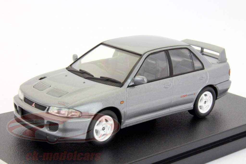 Mitsubishi Lancer Evolution II silber 1:43 HPI