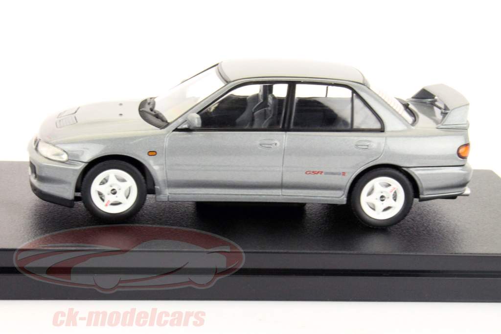 Mitsubishi Lancer Evolution II silver 1:43 HPI