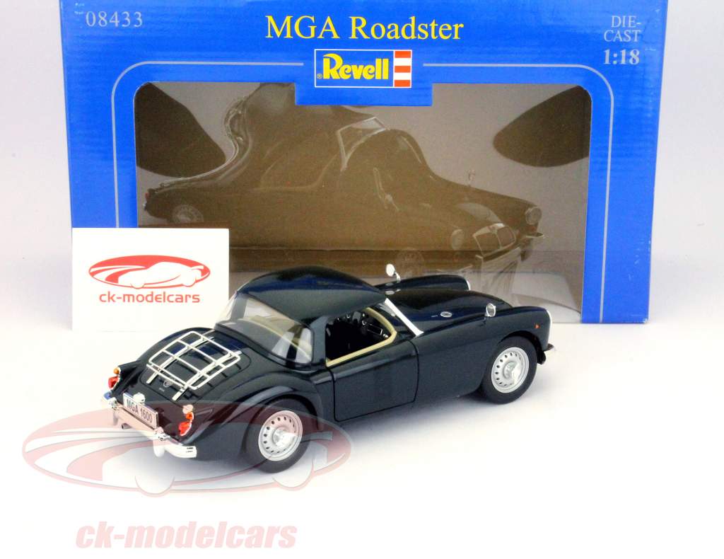 MGA跑车暗绿色雷维尔1:18，