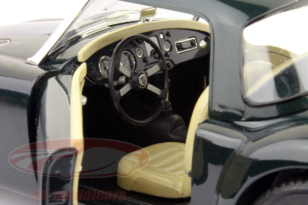 MGA跑车暗绿色雷维尔1:18，