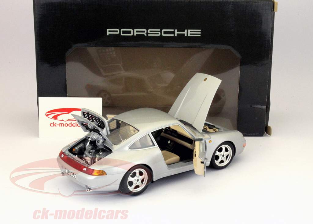 ポルシェ911カレラ（996）銀1時18 Bburago