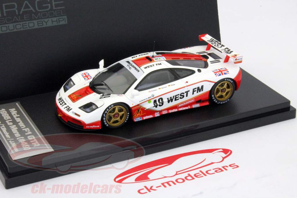 1/43 hpi マクラーレンF1GTR カーナンバー49 1995ル・マン 1/43 hpi マクラーレンF1GTR カーナンバー49 1995ル・マン