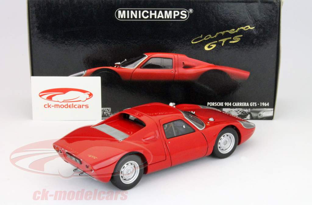 ミニカー MINICHAMPS Porsche 904 Carrera GTS 1/18 Minichamps 1:18 Porsche 904 Carrera GTS built in 1964 red