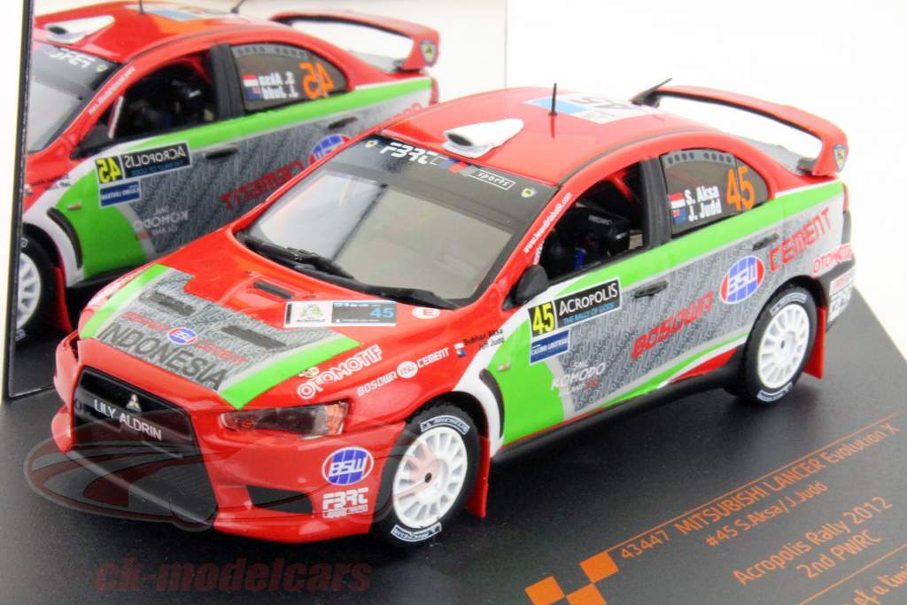 三菱ランサーエボリューションX＃45 2場所ラリーアクロポリス2012 1時43フィテッセ