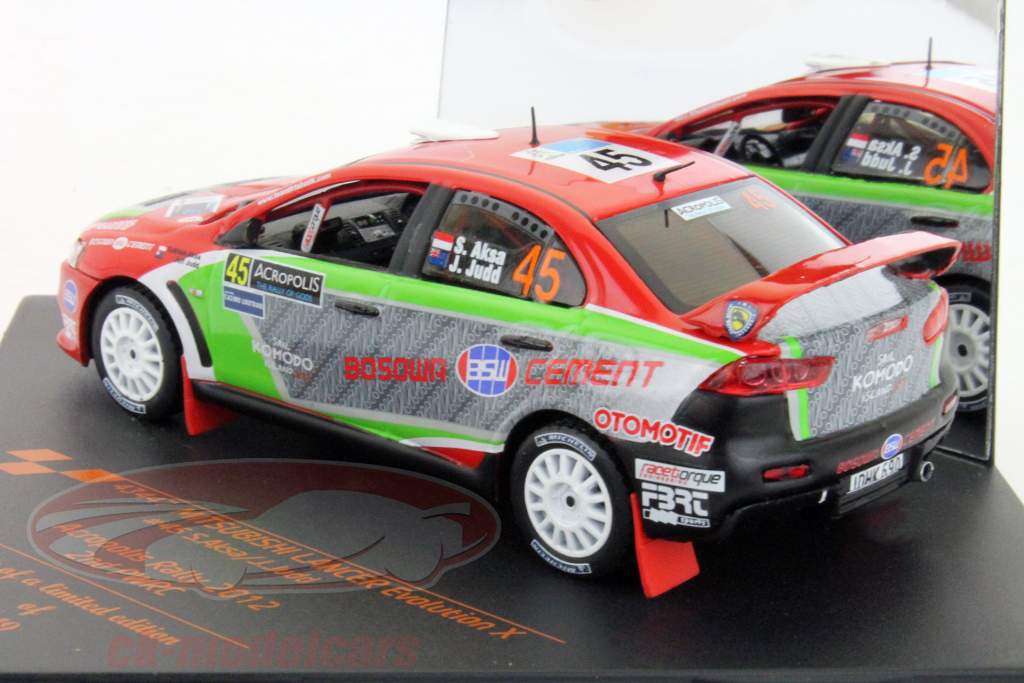 Mitsubishi Lancer Evolution X #45 2 Lugar Rali da Acrópole 2012 1:43 Vitesse