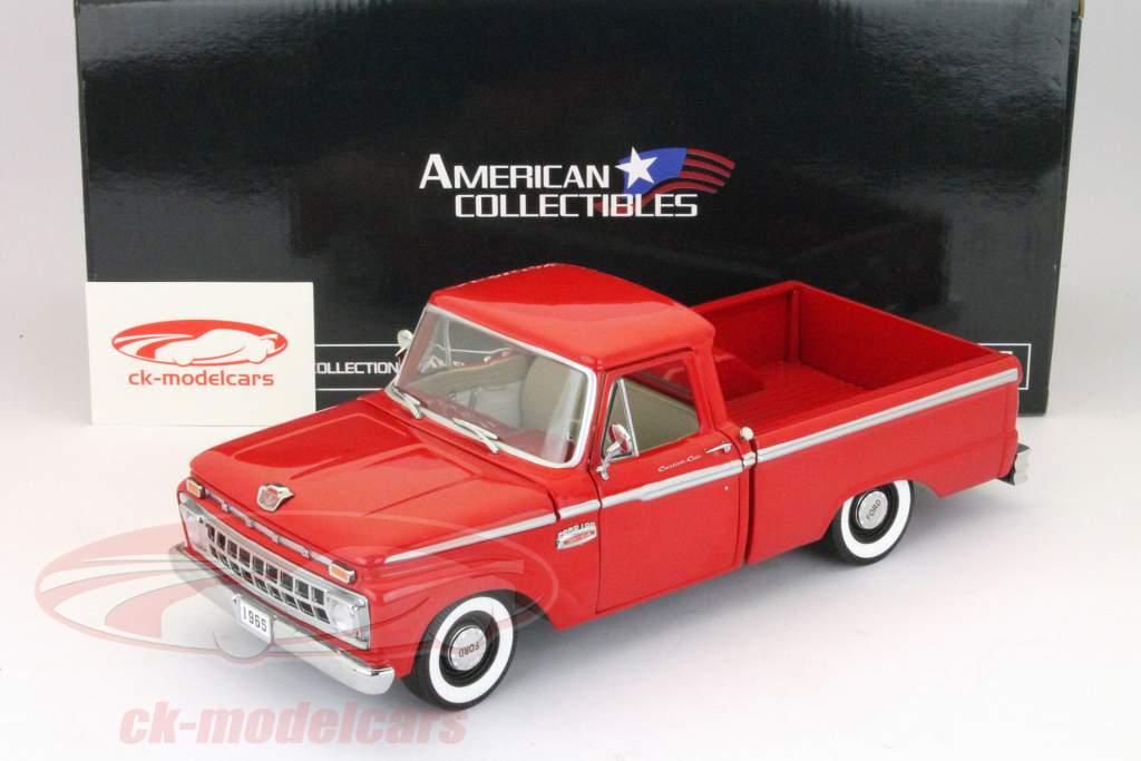 福特F-100自驾驶室接送1:18 1965年红日星