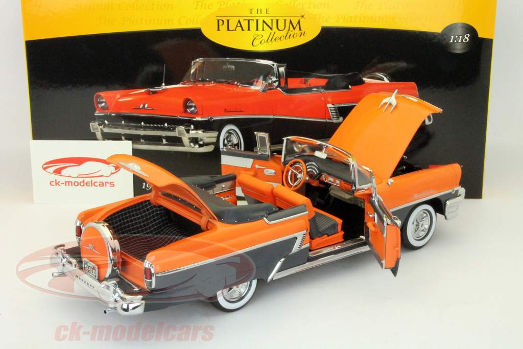 Mercury Montclair Convertible Open 1956 rød / sort 1:18 SunStar