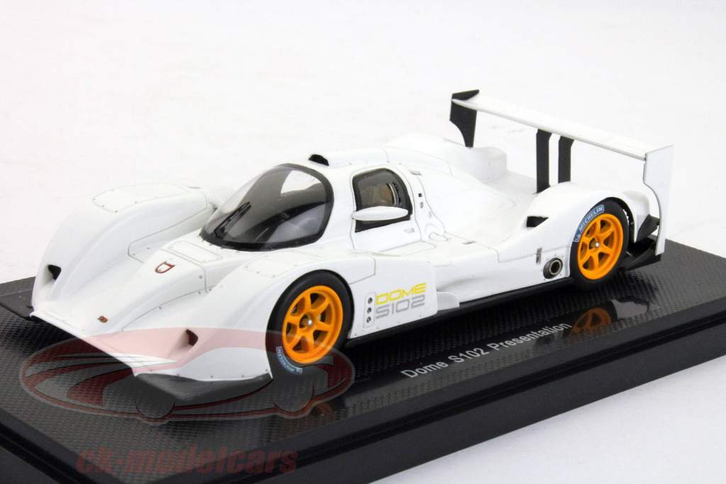 Dome S102 Presentation Car 2008 wit 1:43 Ebbro
