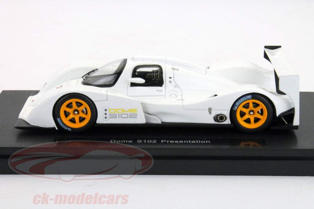 Dome S102 Présentation voiture 2008 White 1:43 Ebbro