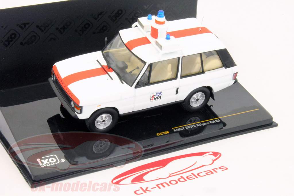 Range Rover Politie België wit / rood Ixo 1:43
